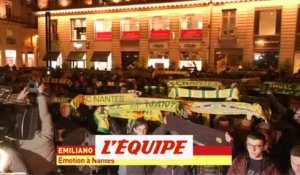 L'hommage des supporters de Nantes sur la Place Royale - Foot - Sala