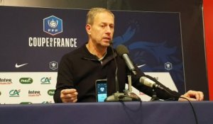 La réaction d'Alain Perrin après l'élimination de l'ASNL contre Guingamp en 16e de finale de la Coupe de France (1-2 AP)