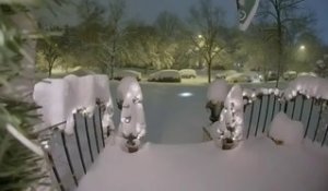Chute de neige en Virginie (USA) - Timelapse impressionnant