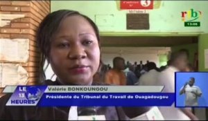 RTB - Prestation de serment de contrôleurs du travail au Tribunal de Grande Instance de Ouagadougou