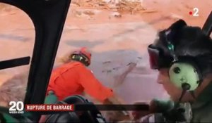 Brésil : les recherches se poursuivent après la rupture d'un barrage