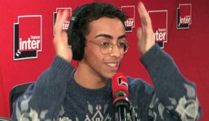 Bilal Hassani, représentant de la France à l'Eurovision, au micro de Léa Salamé