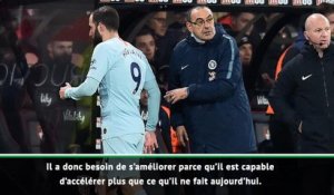 25e j. - Sarri : "Higuain n'est pas au mieux physiquement"