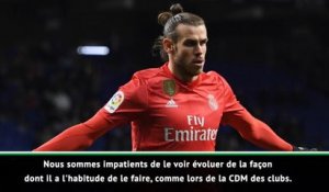 22e j. - Solari : "Bale est un joueur primordial pour nous"