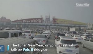 Embouteillages monstres pour le nouvel an Chinois : des millions d'automobilistes bloqués !