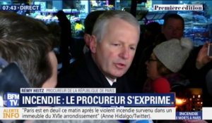 Incendie à Paris: la piste criminelle "privilégiée", le procureur annonce "une personne en garde à vue"