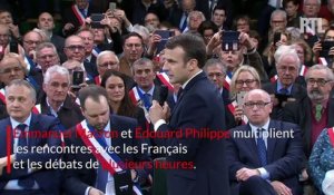 Macron et Philippe au grand débat : 2 salles, 2 ambiances