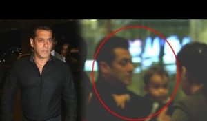 ANGRY Salman Khan Cheers Up Seeing Nephew Ahil