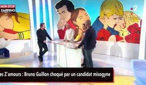Les Z'amours : Bruno Guillon choqué par un candidat misogyne (vidéo)