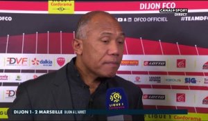 La réaction d'Antoine Kombouaré après Dijon / Marseille