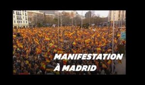 Valls se défend à la manif anti-Sanchez à Madrid