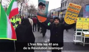 L'Iran célèbre les 40 ans de la Révolution islamique