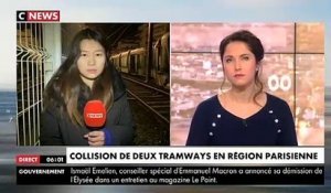 Issy-les-Moulineaux - Accident spectaculaire de tramway hier soir avec une collision entre 2 rames : 12 blessés dont un grave