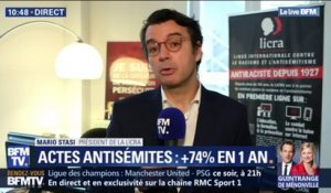 Forte hausse des actes antisémites: le président de la Licra dénonce "une tendance lourde"