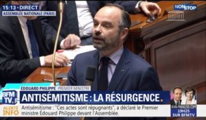 Édouard Philippe sur les actes antisémites: "Ces actes sont répugnants"