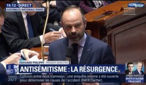 Édouard Philippe sur les actes antisémites et racistes : "Il y a des lieux sacrés au sein de notre République"