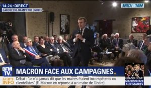 Emmanuel Macron sur les intercommunalités: "Je pense que quand on force des réorganisations, ça ne fonctionne pas"