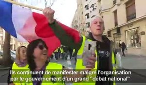 Les "gilets jaunes" mobilisés pour leur 3e mois de contestation