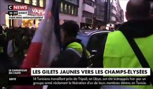 Gilets Jaunes : Incidents sur les Champs Elysées le samedi 16 février 2019