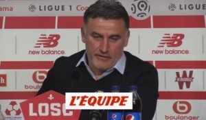 Galtier «J'ai vu Mourinho avant le match» - Foot - L1 - Losc