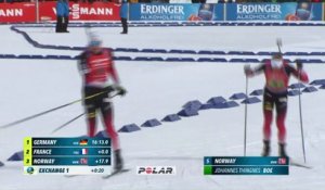 La France remporte le relais mixte - Biathlon - CM