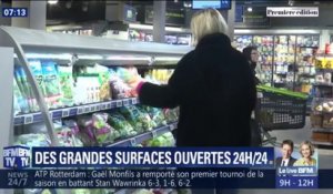 Les grandes surfaces testent l'ouverture 24H/24