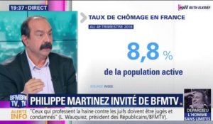 Philippe Martinez répond à Édouard Philippe sur le chômage : "Moi ce que je lui propose, c'est de trouver du boulot au gens"