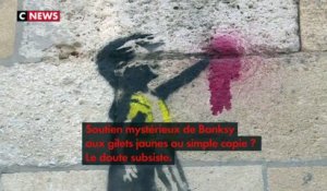 Le street artist Banksy au soutien des « gilets jaunes » ?