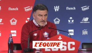 Galtier «Strasbourg joue un foot total» - Foot - L1 - LOSC