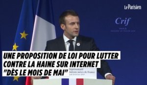 Macron veut une loi pour lutter contre la haine sur internet