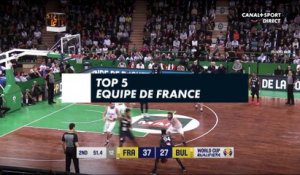 TOP 5 - Equipe de France en FIBAWC Qualifiers