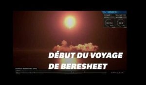 Les images du lancement de Beresheet, la première sonde lunaire israélienne