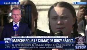 Marche pour le climat: un échange "très intéressant et direct" entre Emmanuel Macron et la jeune militante suédoise Greta Thunberg