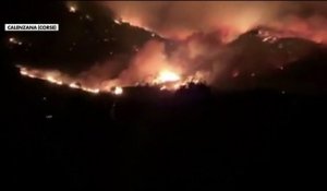 Corse : les incendies continuent leur progression avec plus de 1.300 hectares de végétation brûlés