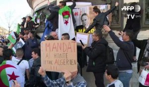 Manifestation à Paris contre un 5ème mandat de Bouteflika