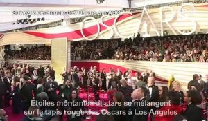 Les stars convergent sur le tapis rouge des Oscars