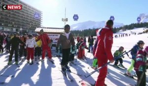 Alpes :  apprendre à skier à tout âge