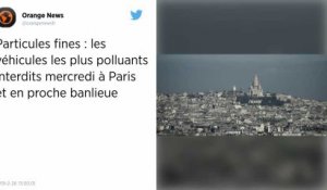 Particules fines : les véhicules les plus polluants interdits mercredi à Paris et en proche banlieue