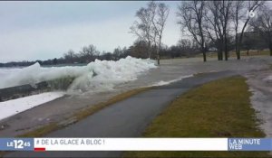 Tsunami de glace au canada