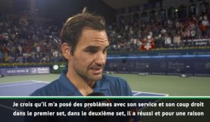 Dubaï - Federer : "J'aimerais mieux jouer"