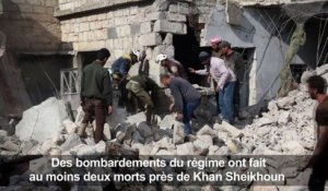 Syrie: deux morts dans des tirs du régime près de Khan Sheikhun