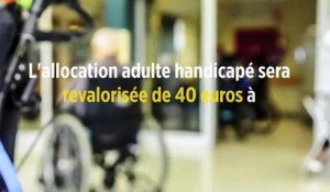 L'allocation adulte handicapé sera revalorisée de 40 euros à l'automne