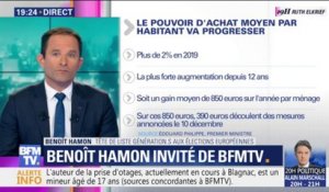 Benoît Hamon: "la majorité des Français aujourd'hui appelle un changement de cap" du président de la République