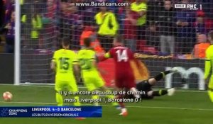 Les 4 buts de Liverpool - Barça en version originale !