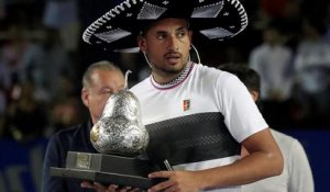 Tennis : Kyrgios, le "bad boy" australien, roi d'Acapulco