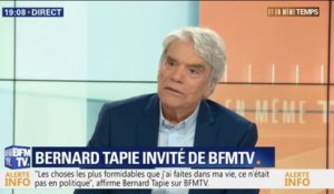 "Ça m'a beaucoup touché." Bernard Tapie raconte sa première rencontre avec des gilets jaunes