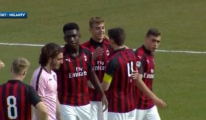 Le joli coup-franc du fils de Maldini avec le Milan AC