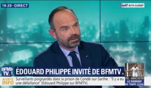 Grand débat: Edouard Philippe salue "l'ensemble des forces politiques, qui a décidé de le laisser se développer"