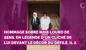 "Je t'aime papa" : Baptiste Giabiconi rend un hommage émouvant à Karl Lagerfeld après le dernier défilé Chanel