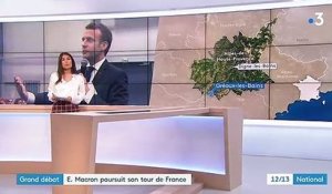 Grand débat : Emmanuel Macron poursuit son tour de France